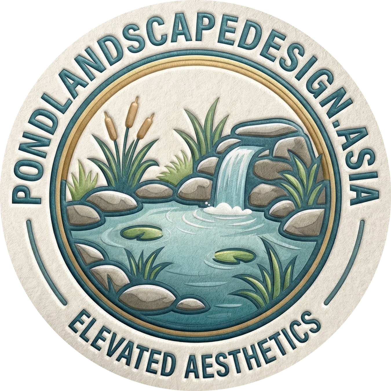 Pond Landscape Logo